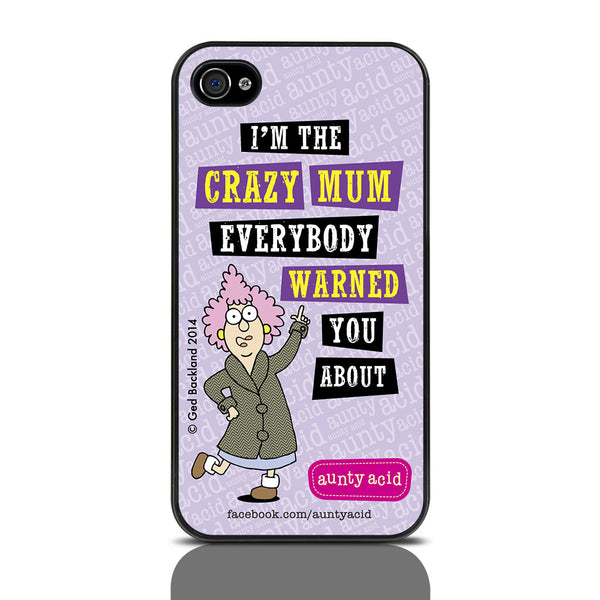 iPhone 4/4s Crazy Mum Case